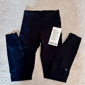 Lululemon fast & free Black Leggings NWT